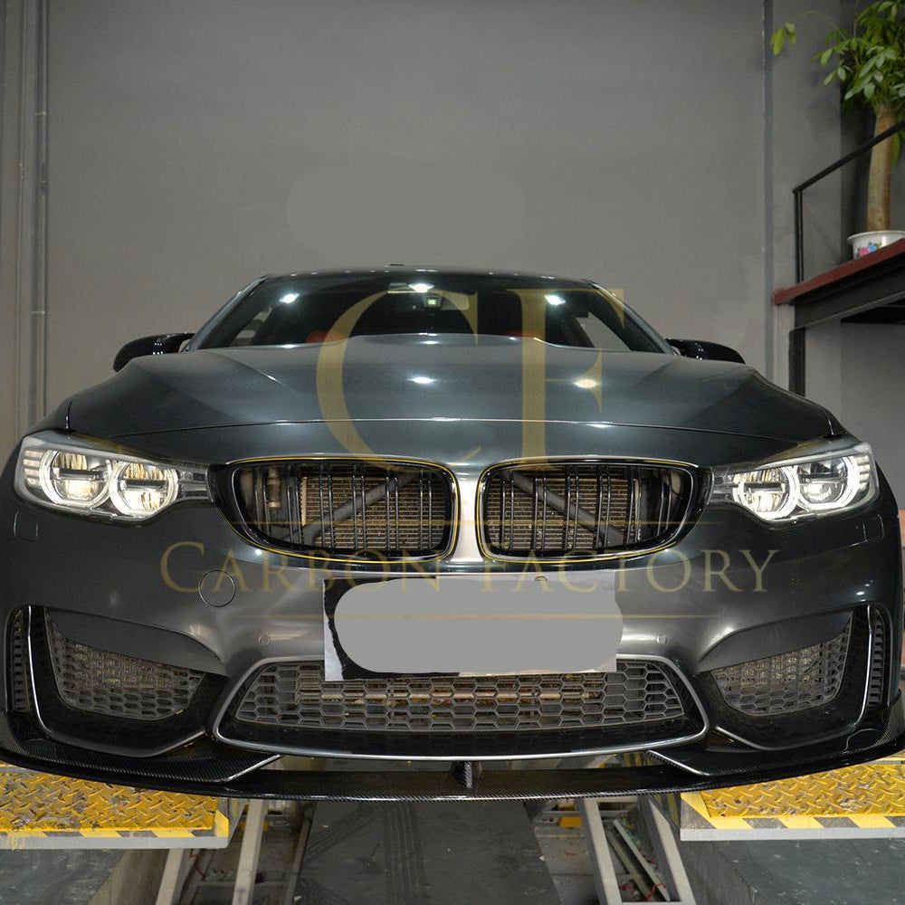 AC Style Carbon Fibre Front Splitter for BMW F80 M3 F82 F83 M4 14-20