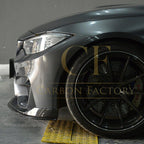 AC Style Carbon Fibre Front Splitter for BMW F80 M3 F82 F83 M4 14-20