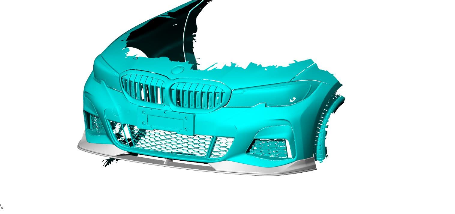 AC Style Carbon Fibre Front Splitter for BMW G20 G21 3 Series Pre-LCI M Sport 19-22