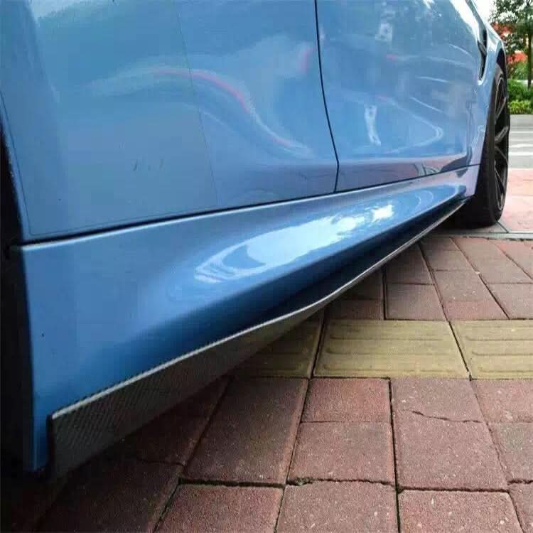 AC Style Carbon Fibre Side Skirts Extension for BMW F80 M3 F82 F83 M4 2014-2020
