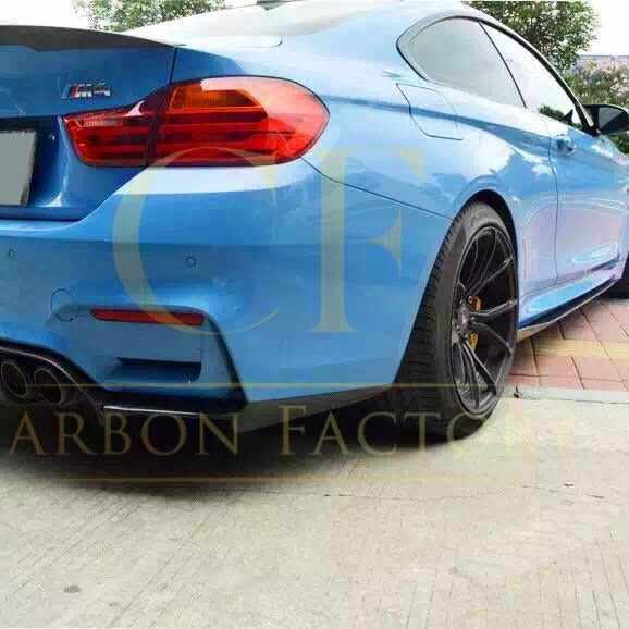 AC Style Carbon Fibre Side Skirts Extension for BMW F80 M3 F82 F83 M4 2014-2020