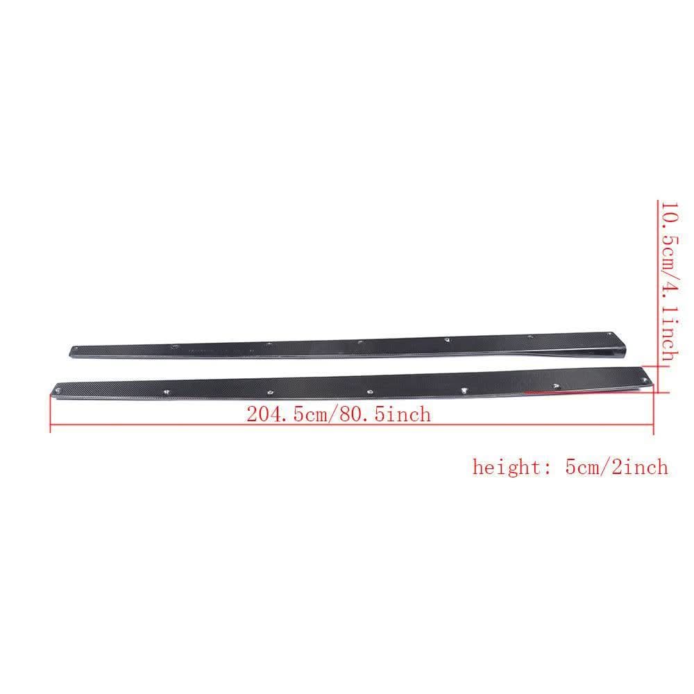 AC Style Carbon Fibre Side Skirts Extension for BMW F80 M3 F82 F83 M4 2014-2020