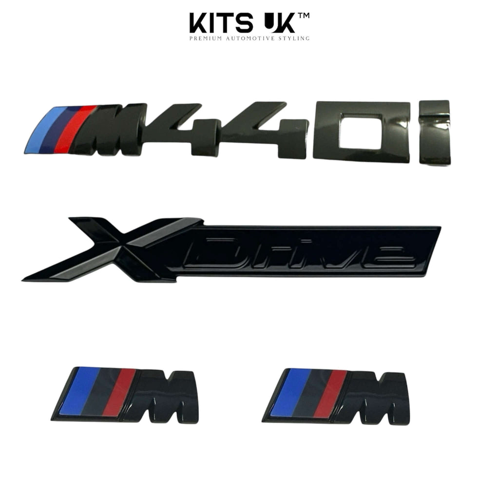 BMW XDrive Black Badge Package | Gloss Black De-Chrome Kit