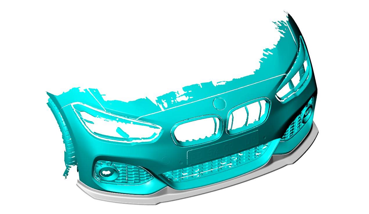 AK Style Carbon Fibre Front Splitter for BMW F20 1 Series M Sport 2015-2019