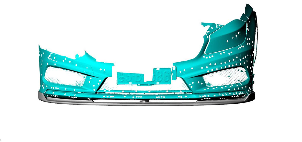 A Style Carbon Fibre Front Splitter for Mercedes Benz W176 A Class & A45 13-15