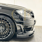 A Style Carbon Fibre Front Splitter for Mercedes Benz W204 C63 Facelift 12-14