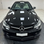 A Style Carbon Fibre Front Splitter for Mercedes Benz W204 C63 Facelift 12-14