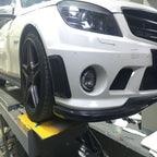 A Style Carbon Fibre Front Splitter for Mercedes Benz W204 C63 Pre-Facelift 07-11