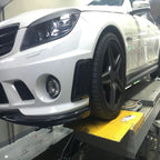A Style Carbon Fibre Front Splitter for Mercedes Benz W204 C63 Pre-Facelift 07-11