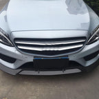 A Style Carbon Fibre Front Splitter for Mercedes Benz W205 C Class 15-18