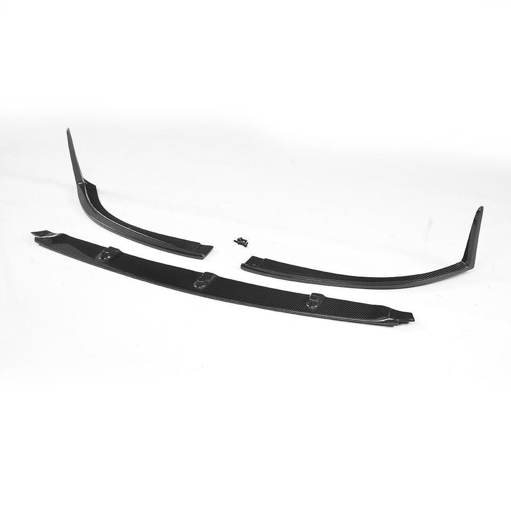 A Style Carbon Fibre Front Splitter for Mercedes W205 C63 2 Door 15-18