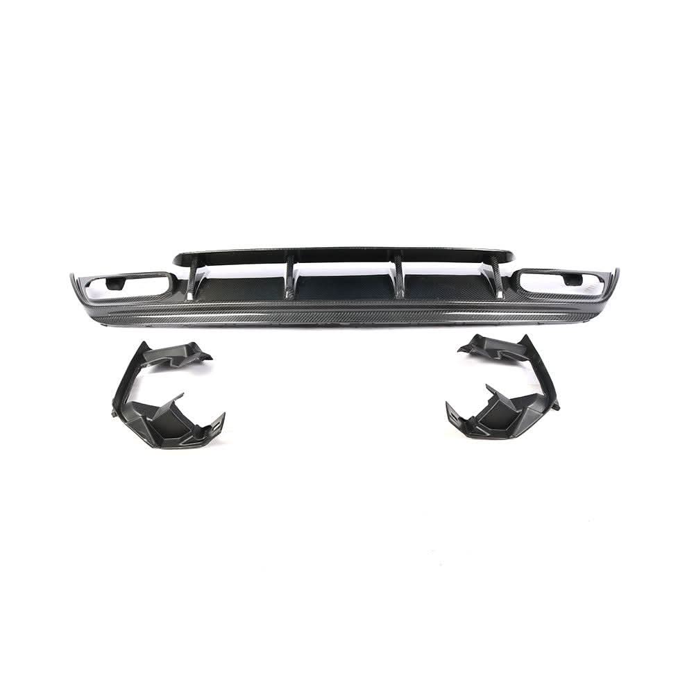 A Style Carbon Fibre Rear Diffuser for Mercedes Benz W176 A Class 13-18