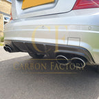 A Style Carbon Fibre Rear Diffuser for Mercedes Benz W204 C63 & C Class Pre-Facelift 07-10