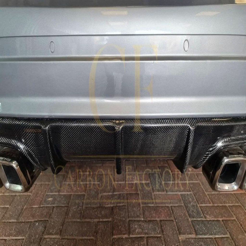 A Style Carbon Fibre Rear Diffuser for Mercedes Benz W204 C63 & C Class Pre-Facelift 07-10