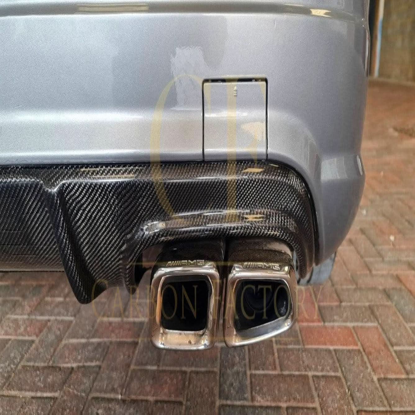 A Style Carbon Fibre Rear Diffuser for Mercedes Benz W204 C63 & C Class Pre-Facelift 07-10