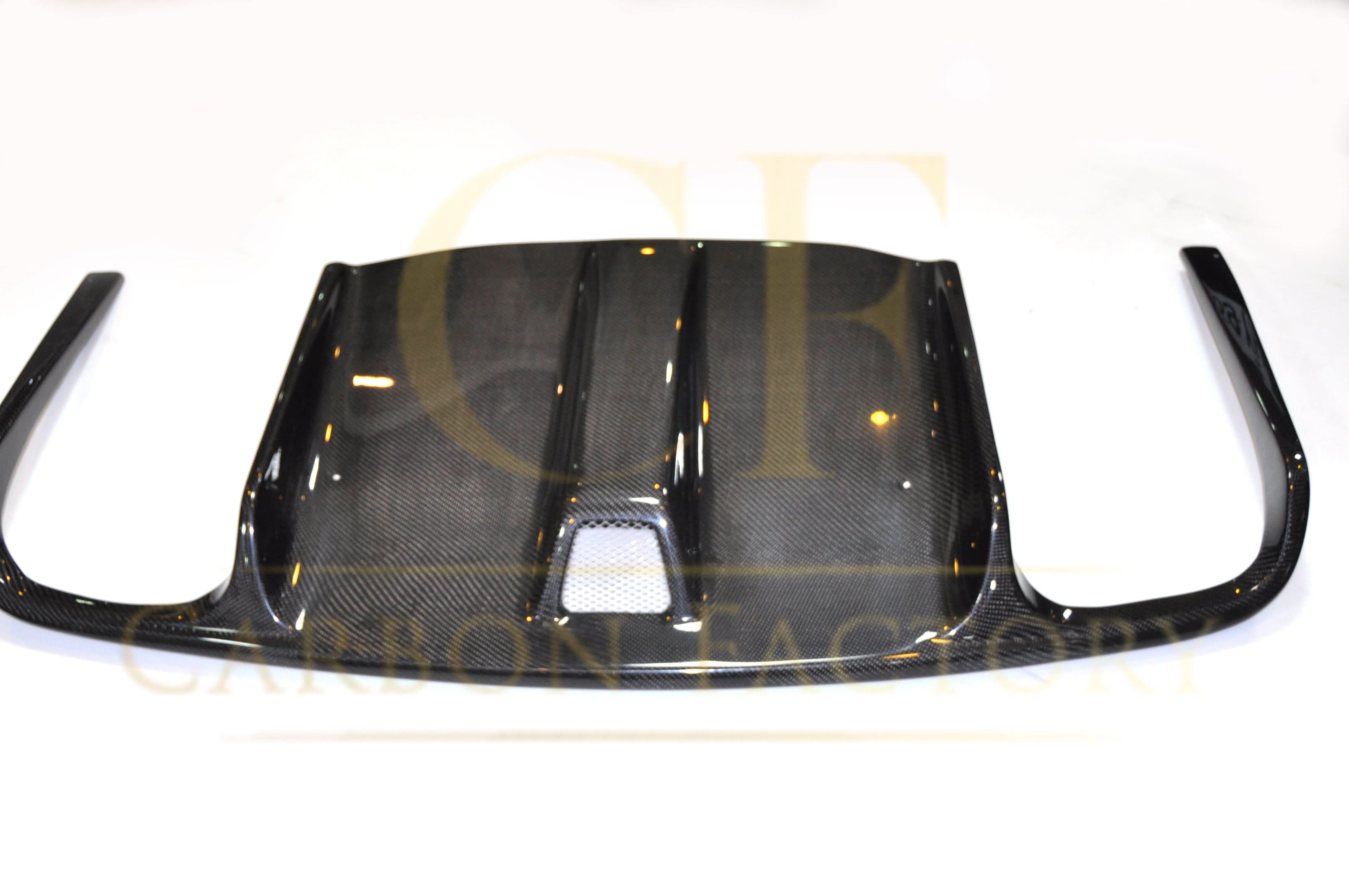 A Style Carbon Fibre Rear Diffuser for Mercedes Benz W212 E Class Saloon 10-17
