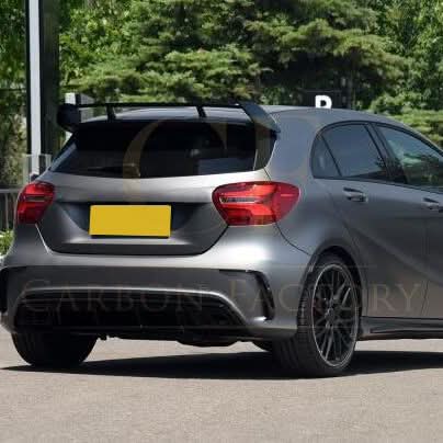 A Style Carbon Fibre Roof Spoiler for Mercedes Benz W176 A Class 13-18