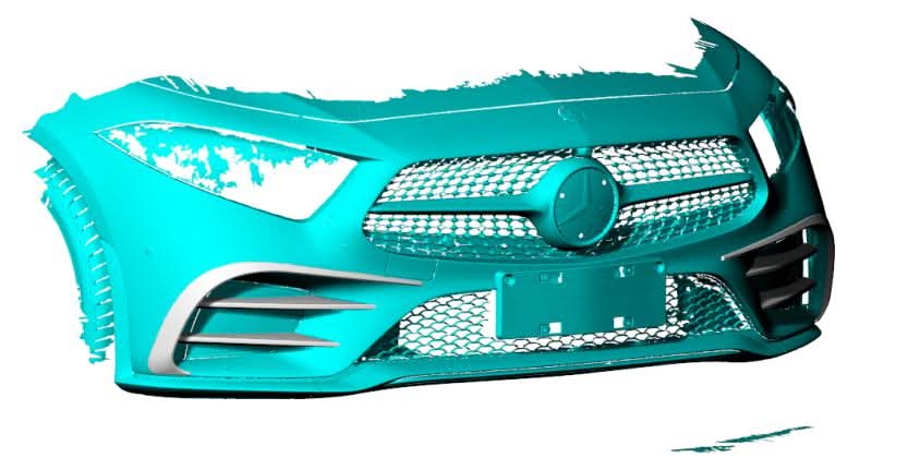 A Style Dry Carbon Fibre Canards (4 Pieces) for Mercedes Benz C257 CLS 19-Present