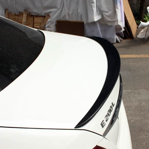 A Style Pre-Preg Carbon Fibre Boot Spoiler for Mercedes Benz W213 E Class Saloon 16-23