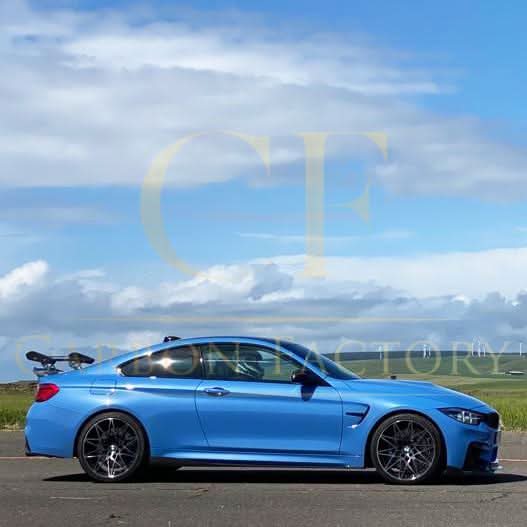 AP Style Carbon Fibre Side Skirts Extension for BMW F82 F83 M4 14-20