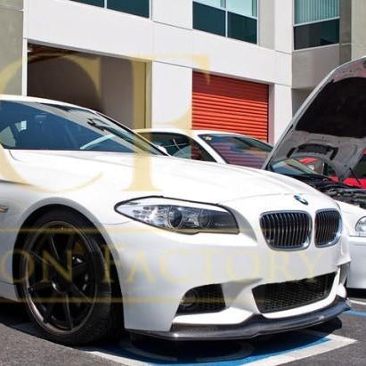 AR Style Carbon Fibre Front Splitter for BMW F10 5 Series 10-17