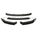 AUDI A3 S-LINE & S3 8V FACELIFT 2017-2020 GLOSS BLACK SPLITTER - V3