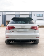AUDI A3/S3 8V FACELIFT SPORTBACK 5 DOOR GLOSS BLACK DIFFUSER - V1