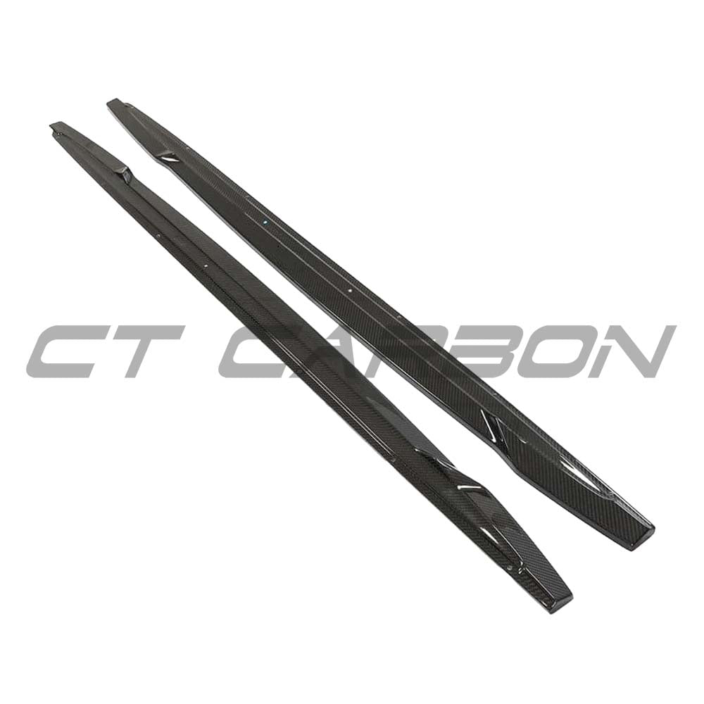 AUDI A3/S3 8Y 2020+ CARBON FIBRE SIDE SKIRTS - CT DESIGN
