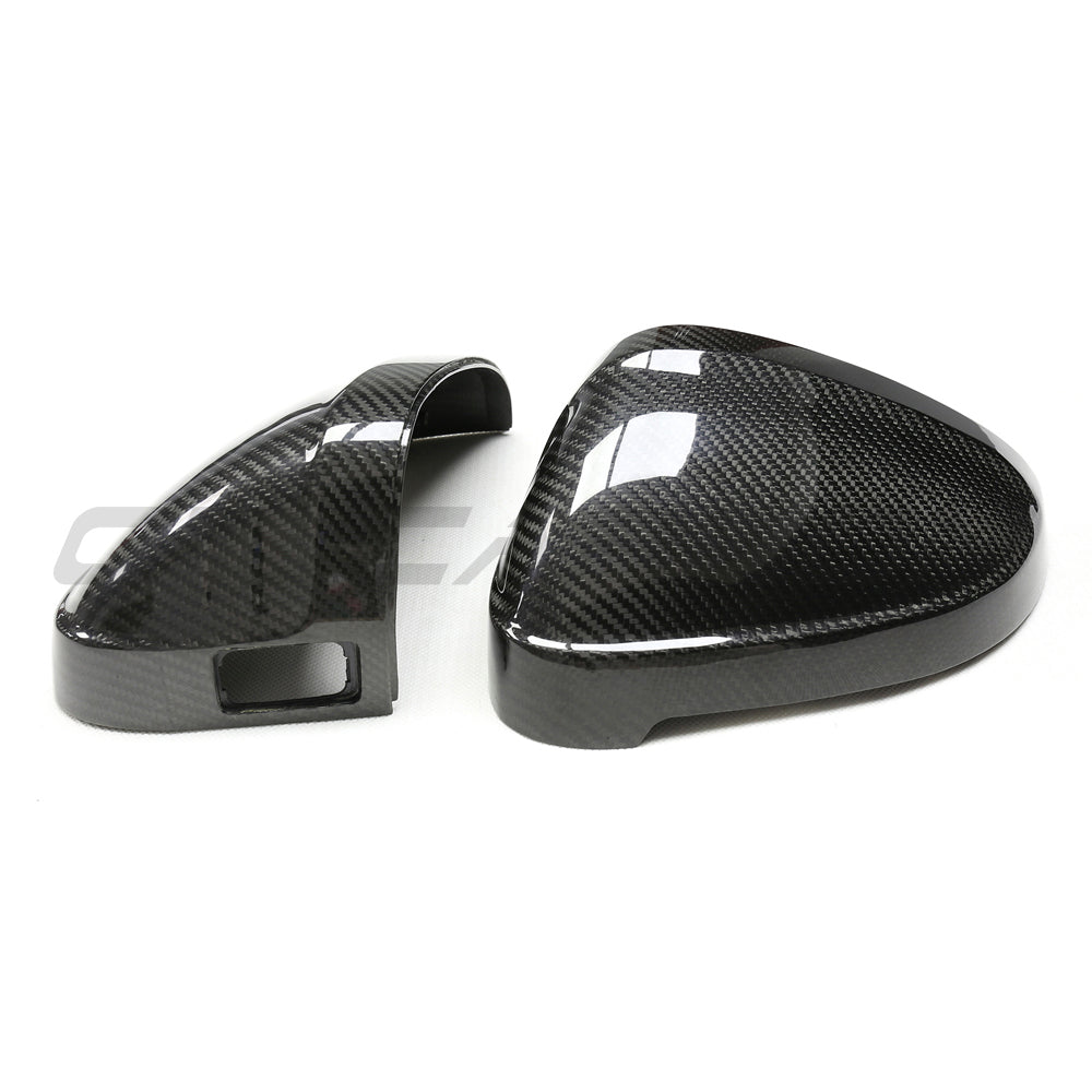AUDI A4/S4/RS4/A5/S5/RS5 B9 2016-2025 PRE-PREG CARBON FIBRE MIRRORS - WITH LANE ASSIST