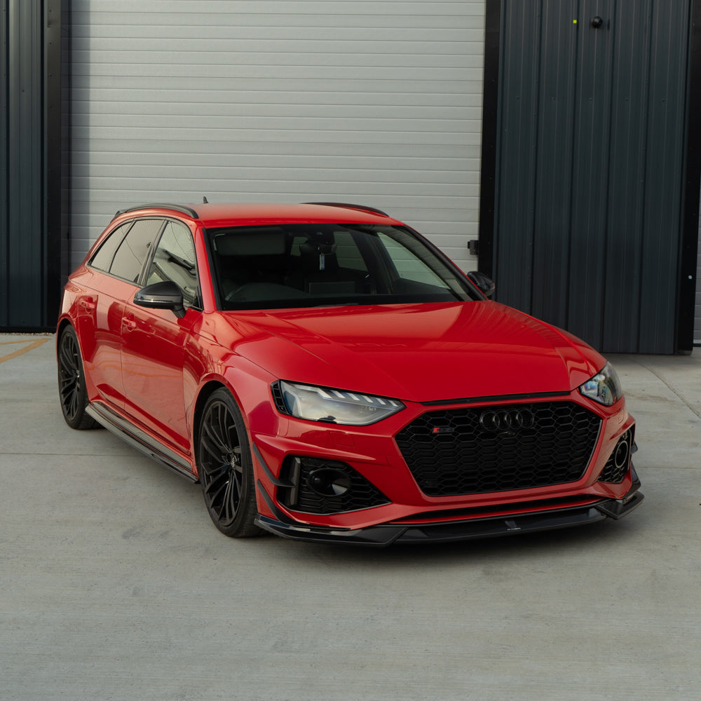 AUDI A4/S4/RS4/A5/S5/RS5 B9 2016-2025 PRE-PREG CARBON FIBRE MIRRORS - WITH LANE ASSIST