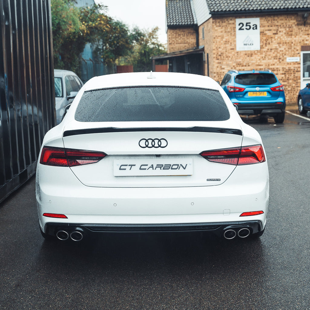 AUDI A5/S5 B9 2016-2019 GLOSS BLACK DIFFUSER - V1