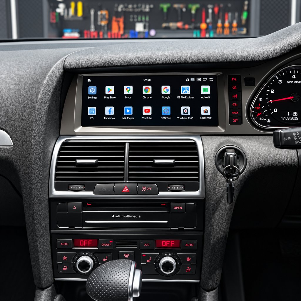 Audi Q7 (2006-2015) Apple CarPlay Android Auto 10.25" Touch Screen RHD