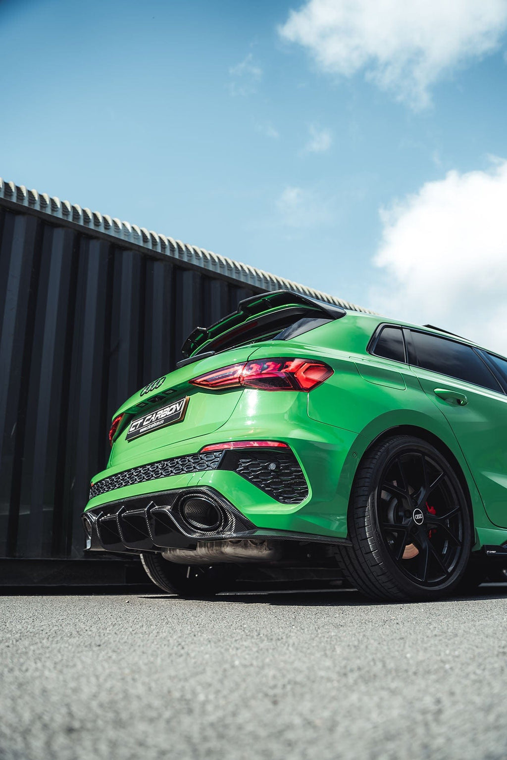 AUDI RS3 8Y 2022-2024 SPORTBACK CARBON FIBRE DIFFUSER V3 - CT DESIGN