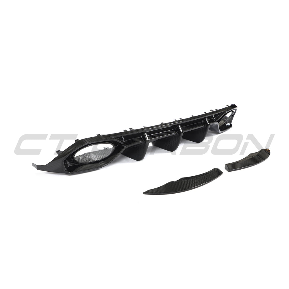 AUDI RS3 8Y 2022-2024 SPORTBACK CARBON FIBRE DIFFUSER V3 - CT DESIGN