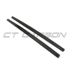 AUDI RS3 8Y 2022+ CARBON FIBRE SIDE SKIRTS V1 - CT DESIGN