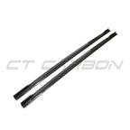AUDI RS3 8Y 2022+ CARBON FIBRE SIDE SKIRTS V1 - CT DESIGN