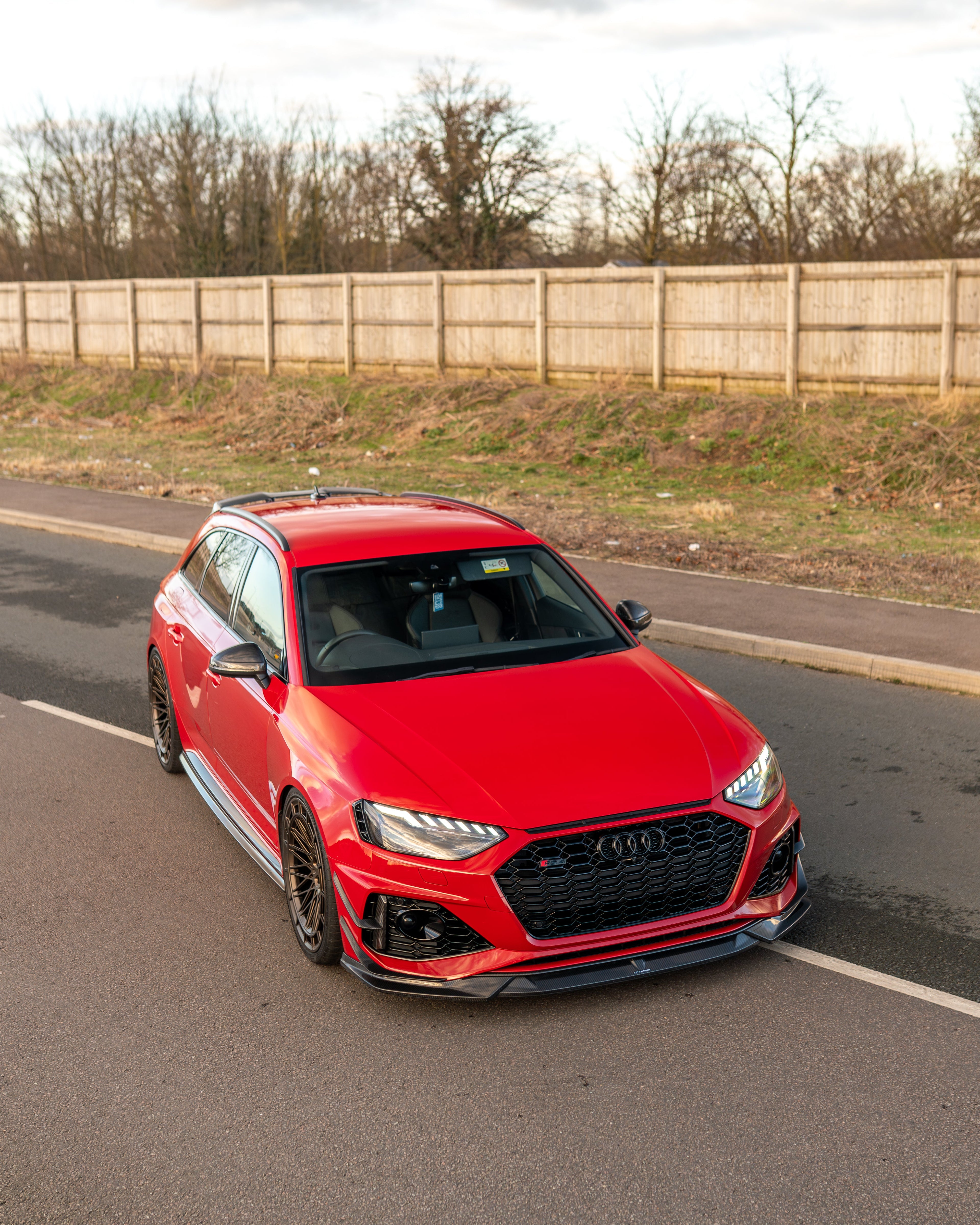 AUDI RS4 B9.5 CARBON FIBRE SPLITTER - CT DESIGN