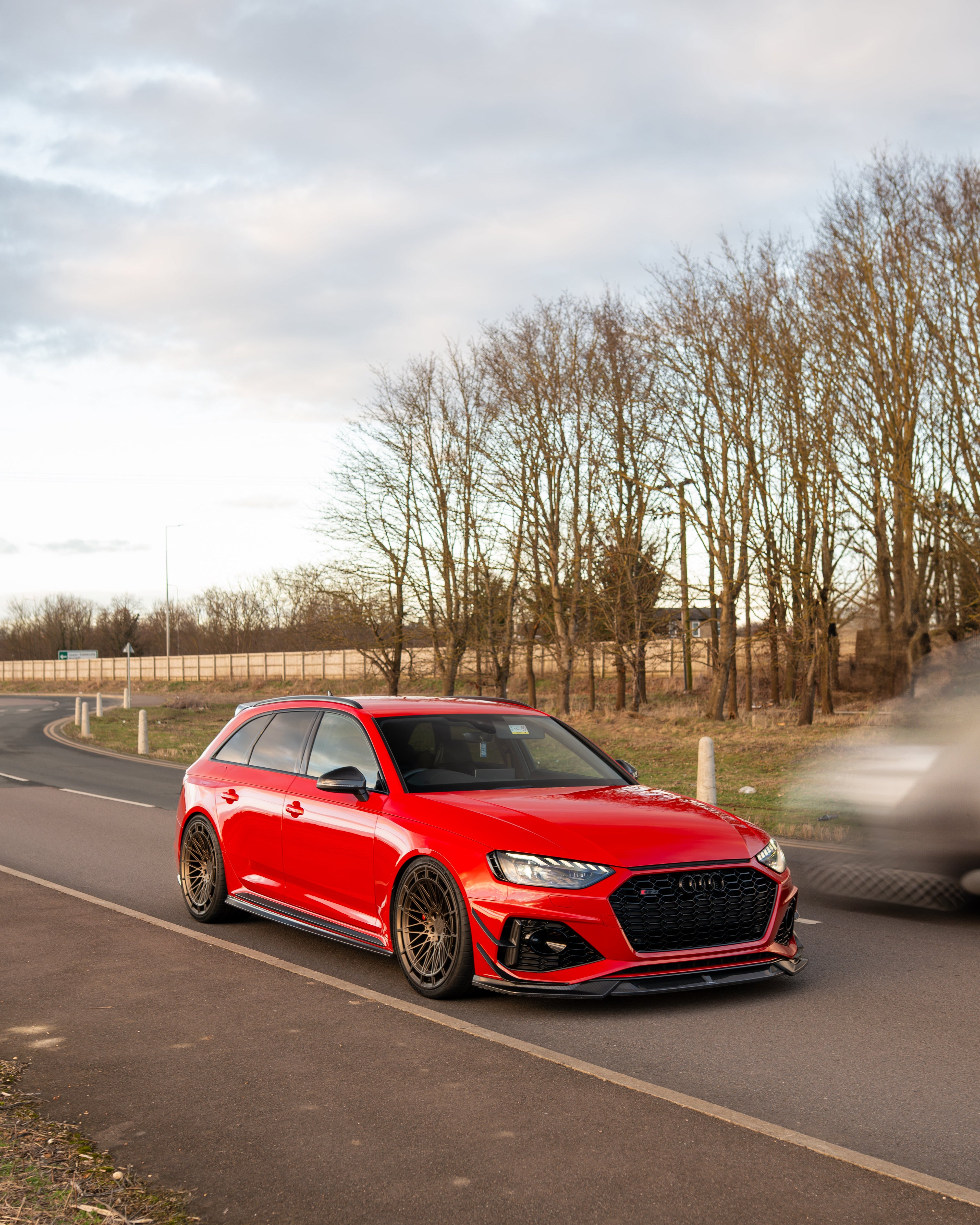 AUDI RS4 B9.5 CARBON FIBRE SPLITTER - CT DESIGN