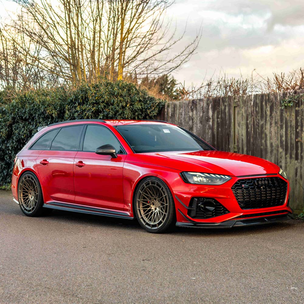 AUDI RS4 B9.5 CARBON FIBRE FRONT CANARDS- CT DESIGN