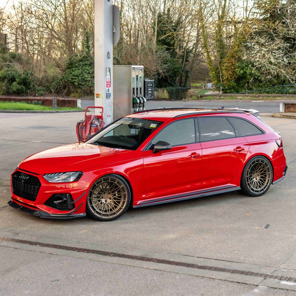 AUDI RS4 B9.5 CARBON FIBRE FRONT CANARDS- CT DESIGN