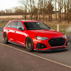 AUDI RS4 B9.5 CARBON FIBRE FRONT CANARDS- CT DESIGN