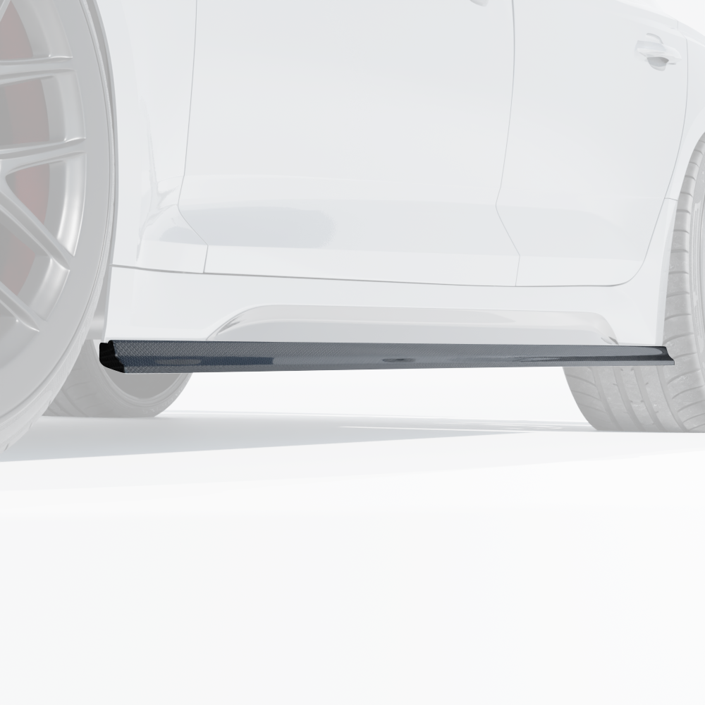 AUDI RS5 B9.5 SPORTBACK 2020-2024 CARBON FIBRE SIDE SKIRTS - CT DESIGN