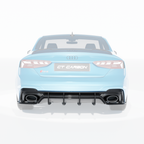 AUDI RS5 B9.5 SPORTBACK & COUPE 2020-2025 CARBON FIBRE DIFFUSER - CT DESIGN