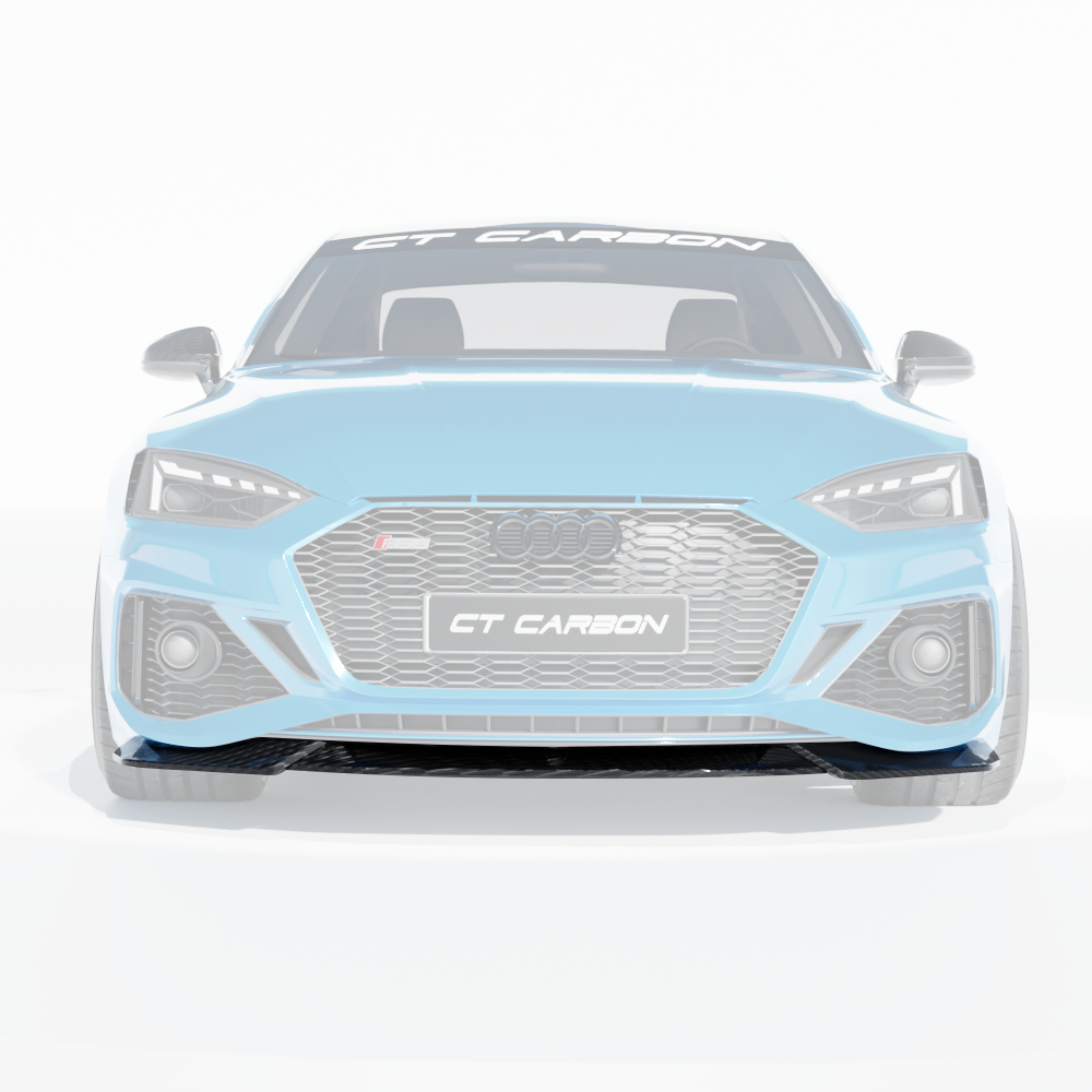 AUDI RS5 B9.5 SPORTBACK & COUPE 2020-2025 CARBON FIBRE SPLITTER - CT DESIGN