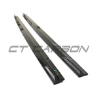 AUDI RS6/RS7 C8 AVANT CARBON FIBRE SIDE SKIRTS V1 - CT DESIGN