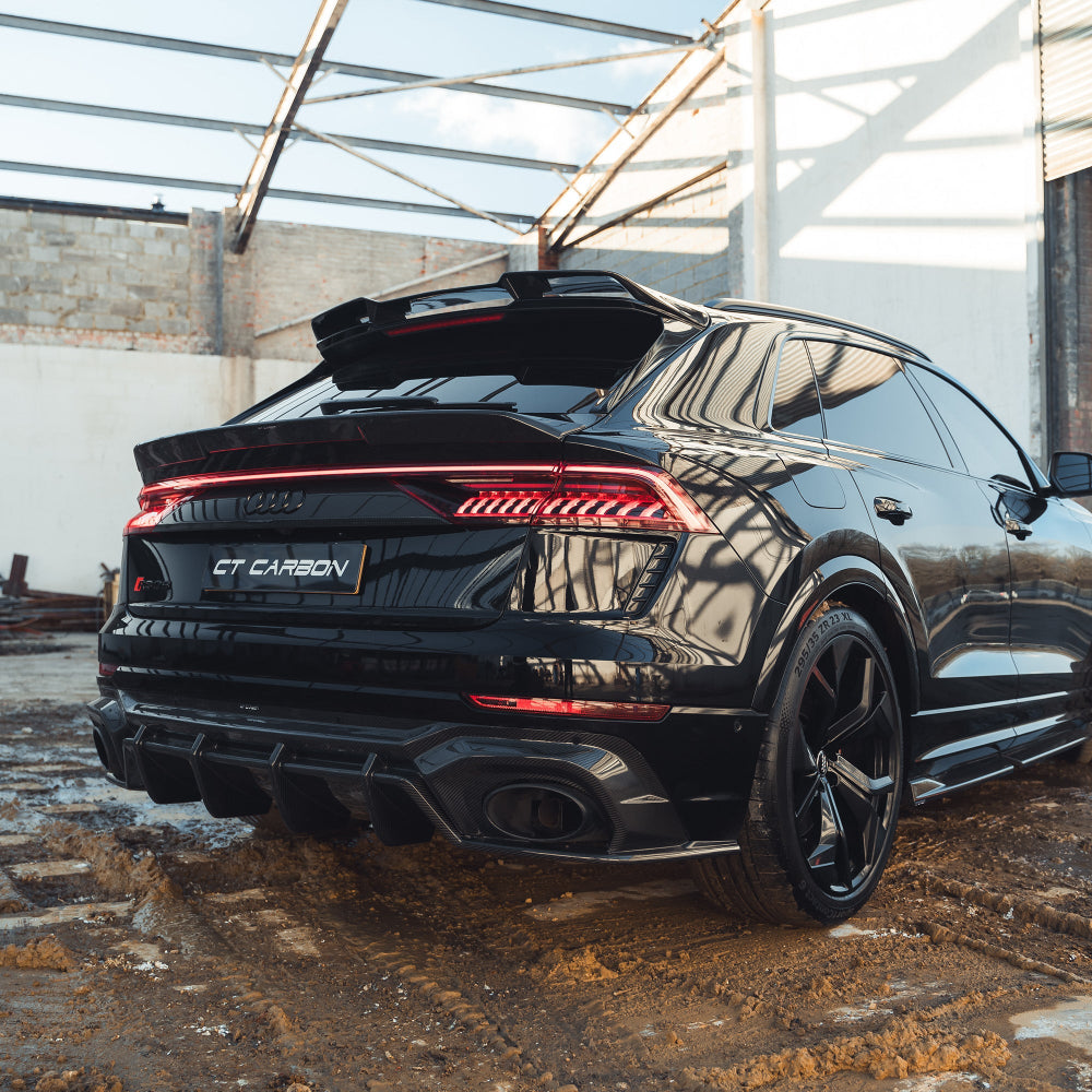 AUDI RSQ8 2020 CARBON FIBRE REAR BOOT SPOILER - CT DESIGN