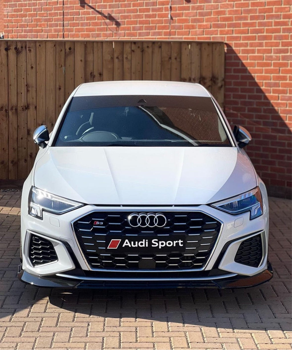 AUDI S3/A3 8Y S-LINE 2020-2025 GLOSS BLACK SPLITTER