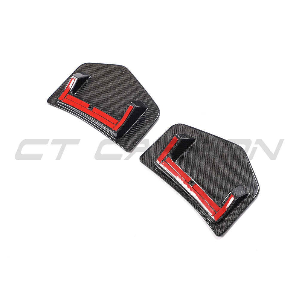 AUDI TTRS QUATTRO MK3 CARBON FIBRE REAR BUMPER ADD ON