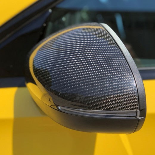 Pre-Preg Carbon Fibre Replacement Mirror Covers for Mercedes Benz W177 A Class W118 CLA 19-25