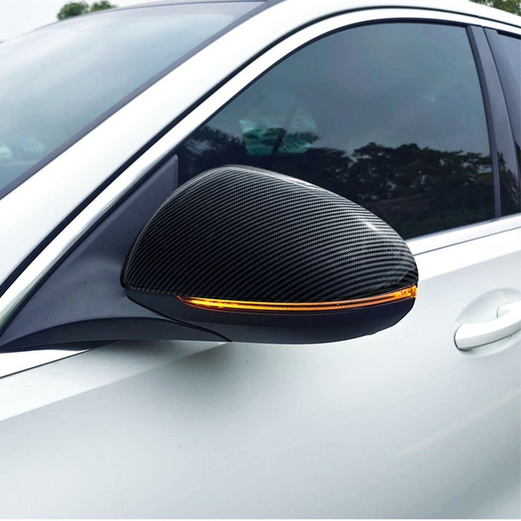 OEM Style Pre-Preg Carbon Fibre Replacement Mirror Covers for Mercedes Benz W206 C Class W223 S Class 21-Present
